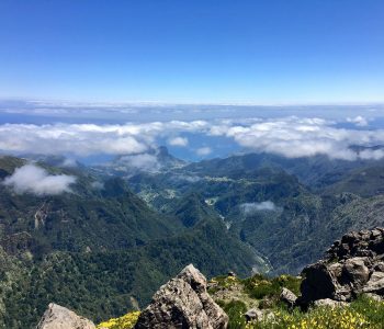 Ausblick am Pico do Arieiro auf Madeira