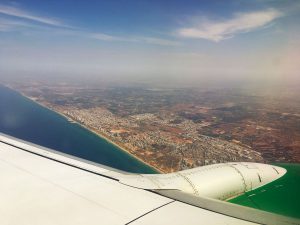 Anflug auf Israel mit Germania