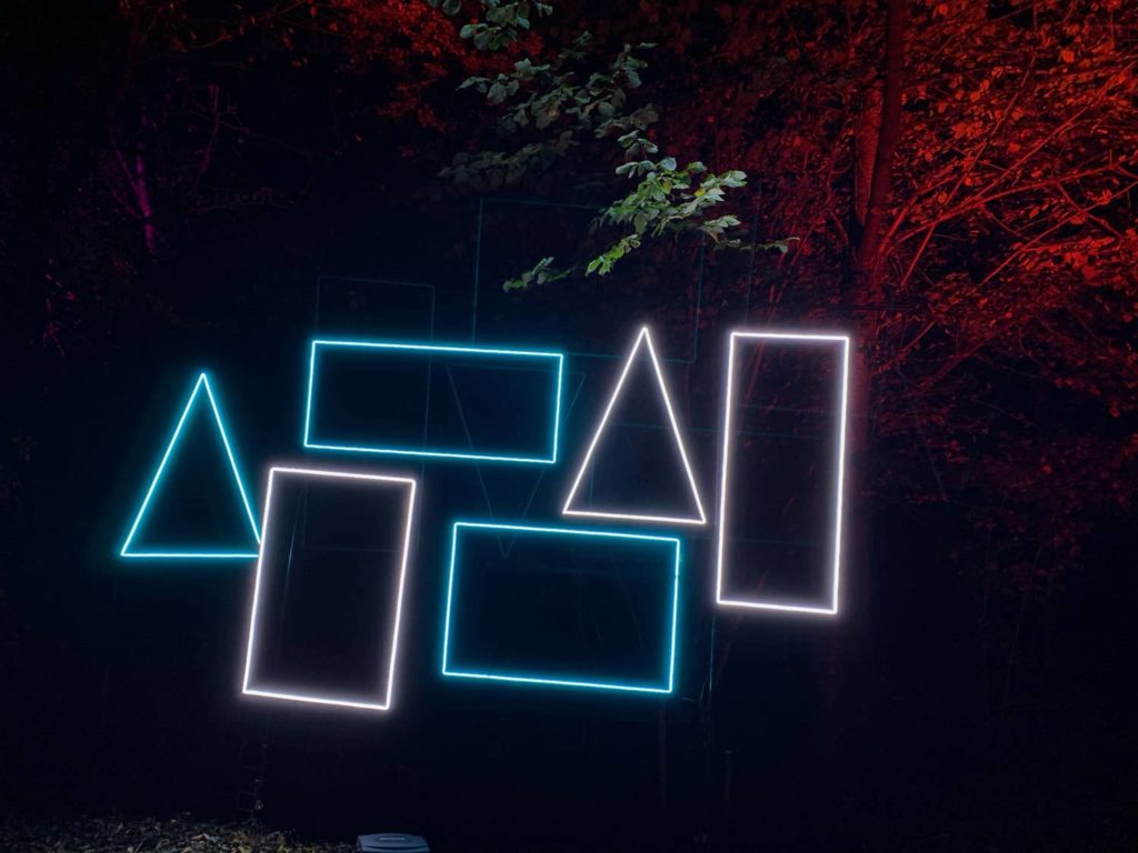 Illumination beim Herbstleuchten im Maxipark Hamm