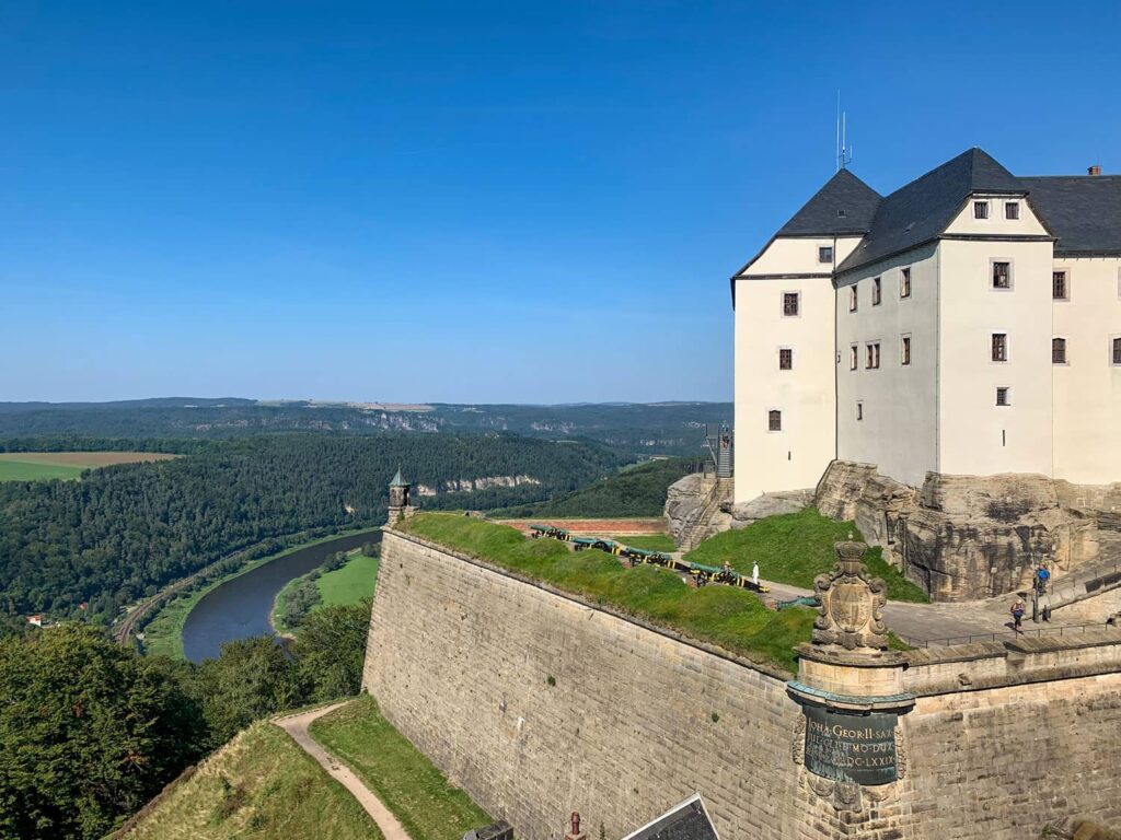 Festung Königstein in der Sächsischen Schweiz